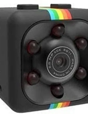 SQ11 Mini DV HD 1080P 6 LEDs Sport Recorder Camera with Holder, Support Monitor Detection & IR Night Vision & TF Card